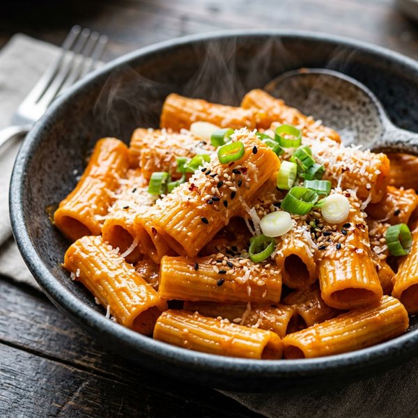 15-Minute Creamy Gochujang Vodka Pasta