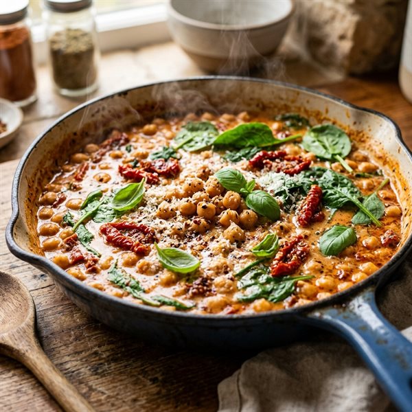20-Minute Creamy Garlic Butter Marry Me Chickpeas