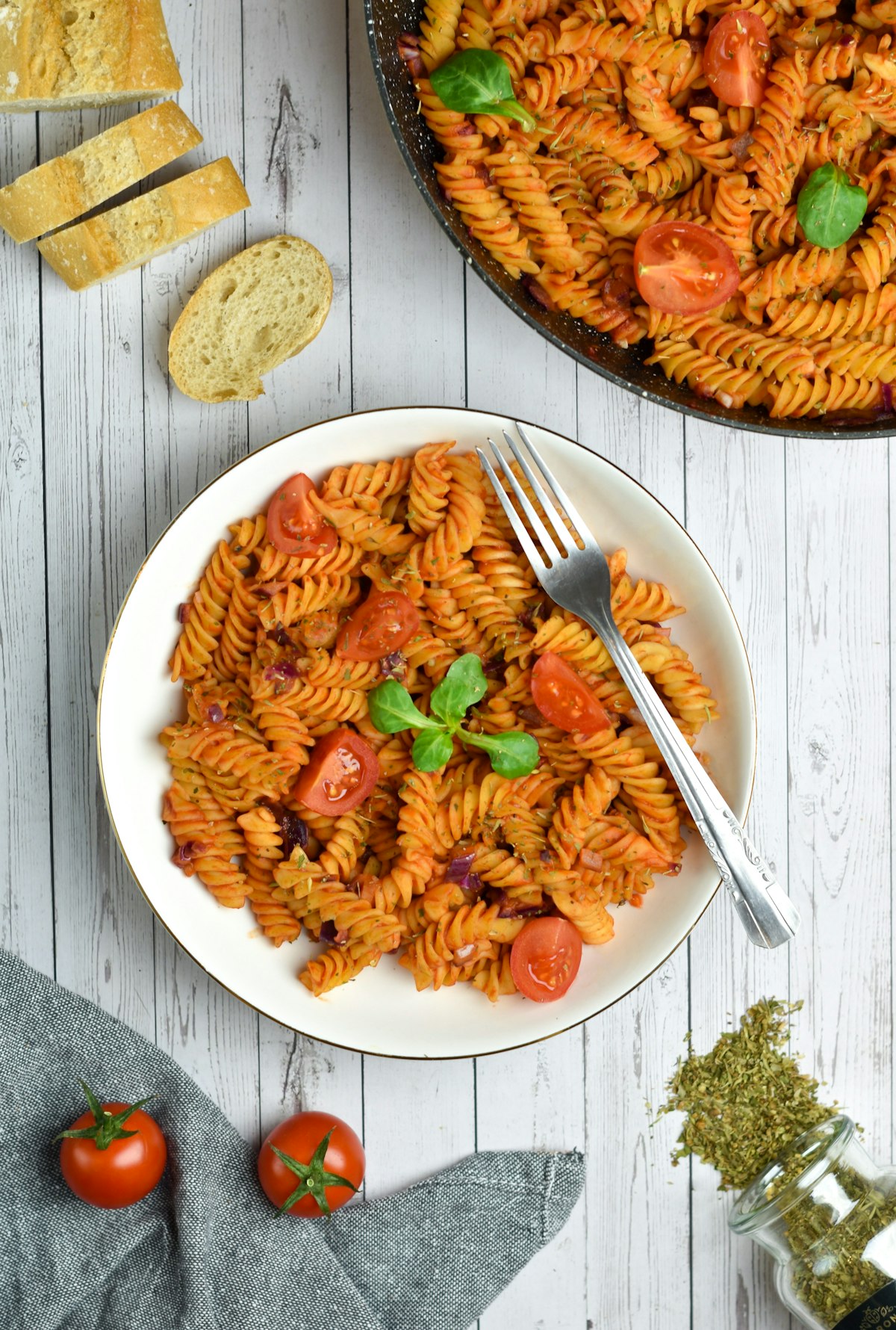 Creamy Garlic Parmesan Mushroom Pasta