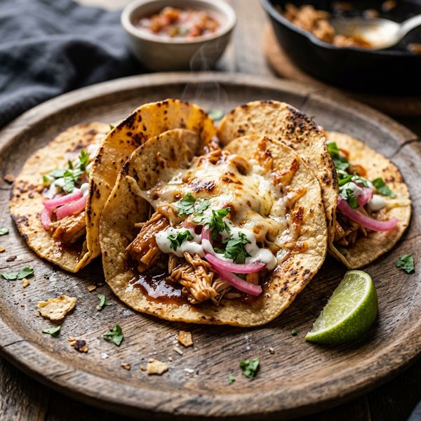 15-Minute Crispy Honey Chipotle Chicken Tacos