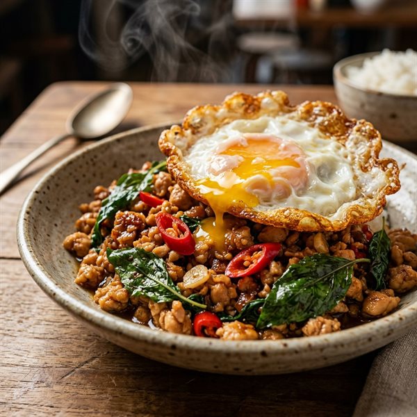 15-Minute Spicy Thai Basil Chicken (Pad Krapow Gai)